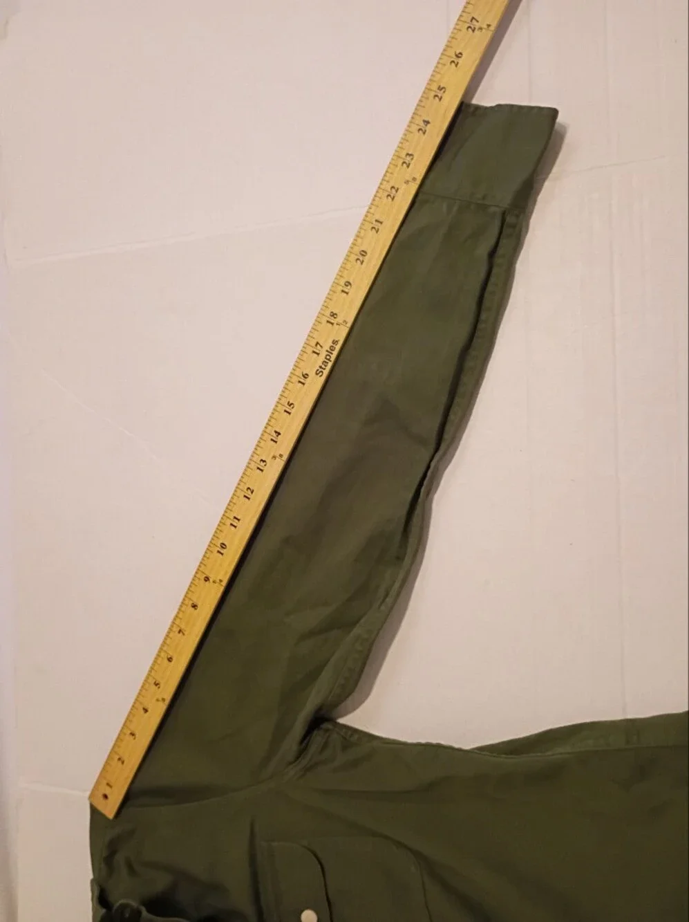 J.Crew Men's Classic Army Green Button-Up Shirt Sz M
